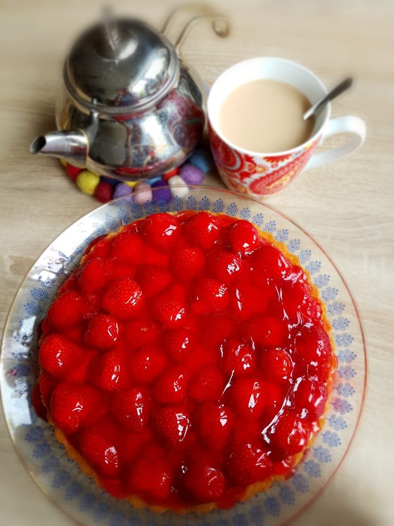 Erdbeerkuchen